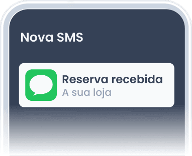 SMS de confirmação de reserva